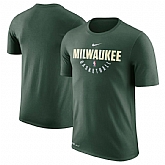 Milwaukee Bucks Hunter Green Nike Practice Performance T-Shirt,baseball caps,new era cap wholesale,wholesale hats